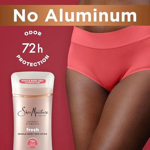 SheaMoisture Whole Body Deodorant Stick 72h Odor Control Fresh Aluminum Free 2.6 oz - görsel 10