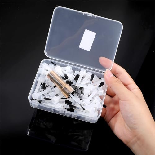 66pcs Disposable Nail Polish Brush Replacement Set - Plastic Handle, Soft Bristles for Nail Art, Dip Liquid, and Cleaning - görsel 14