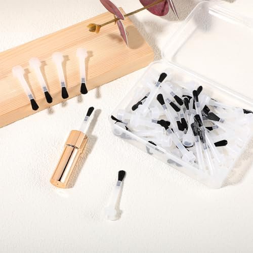 66pcs Disposable Nail Polish Brush Replacement Set - Plastic Handle, Soft Bristles for Nail Art, Dip Liquid, and Cleaning - görsel 10