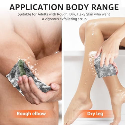 Xeiophoy 2-Pack Soap Bags – Nylon Exfoliating Bar Soap Pouch & Body Scrubber for Deep Cleansing
