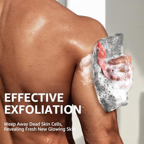 Xeiophoy 2-Pack Soap Bags – Nylon Exfoliating Bar Soap Pouch & Body Scrubber for Deep Cleansing - görsel 4