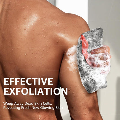 Xeiophoy 2-Pack Soap Bags – Nylon Exfoliating Bar Soap Pouch & Body Scrubber for Deep Cleansing