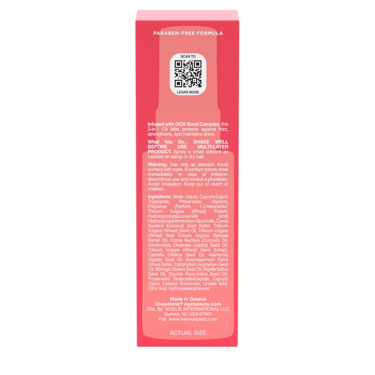 OGX Repair + Protect Bond Protein Repair Shampoo and Conditioner Set – Sulfate-Free, Hydrating Care for Color-Treated, Dry Hair, 13 fl oz Each (Pack of 2) - görsel 14