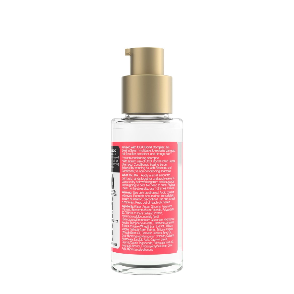 OGX Repair & Protect Bond Protein Repair Sealing Hair Serum - Frizz Treatment, Paraben-Free, 1.7 fl. oz - görsel 16