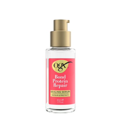 OGX Repair & Protect Bond Protein Repair Sealing Hair Serum - Frizz Treatment, Paraben-Free, 1.7 fl. oz