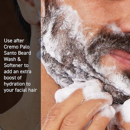Cremo Palo Santo Beard Deep Conditioner for Men – Soften Dry, Coarse Facial Hair with Powerful Moisturizers, 6 Fl Oz Avelisse