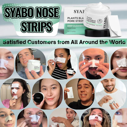 Blackhead Remover Peel Off Mask for Nose & Face - 100 Strips + 1.7oz Pore Cleansing Kit Avelisse