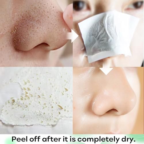 Blackhead Remover Peel Off Mask for Nose & Face - 100 Strips + 1.7oz Pore Cleansing Kit Avelisse