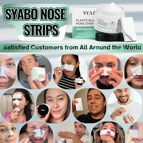Blackhead Remover Peel Off Mask for Nose & Face - 100 Strips + 1.7oz Pore Cleansing Kit Avelisse