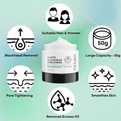 Blackhead Remover Peel Off Mask for Nose & Face - 100 Strips + 1.7oz Pore Cleansing Kit Avelisse