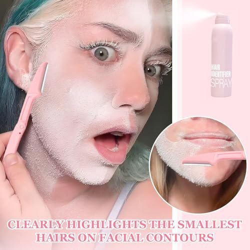Hair Identifier Spray for Face Shaving - Moisturizing Skin Care Set, Suitable for All Skin Types (1 Set) - görsel 4