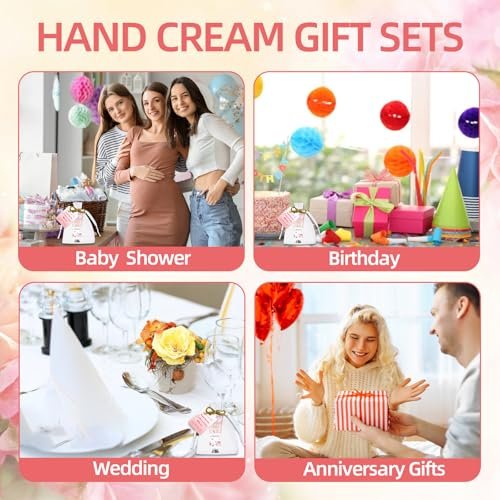 40-Pack Hand Cream Sets - Multipurpose Baby Shower Party Favors, Wedding & Thank You Gifts for Guests by MZANK Avelisse