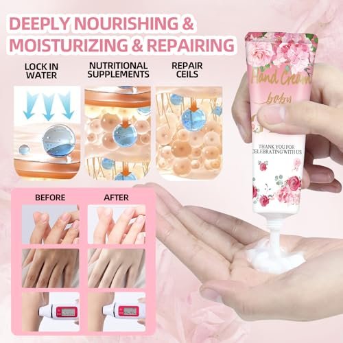 40-Pack Hand Cream Sets - Multipurpose Baby Shower Party Favors, Wedding & Thank You Gifts for Guests by MZANK Avelisse