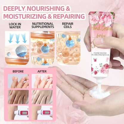 40-Pack Hand Cream Sets - Multipurpose Baby Shower Party Favors, Wedding & Thank You Gifts for Guests by MZANK Avelisse