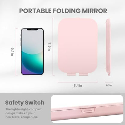Koolstuffs Travel Mirror with Light - – Dimmable Touch Screen: Adjust brightness with a simple touch. Find your – Image 8
