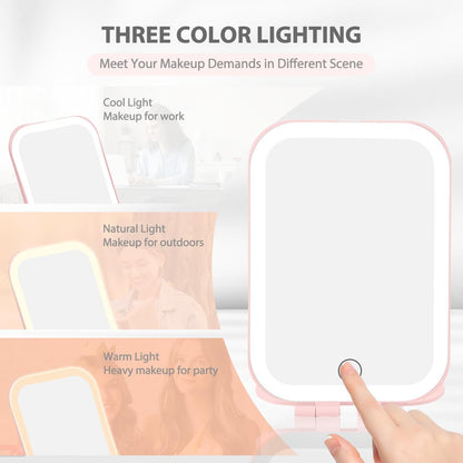 Koolstuffs Travel Mirror with Light - – Dimmable Touch Screen: Adjust brightness with a simple touch. Find your – Image 3