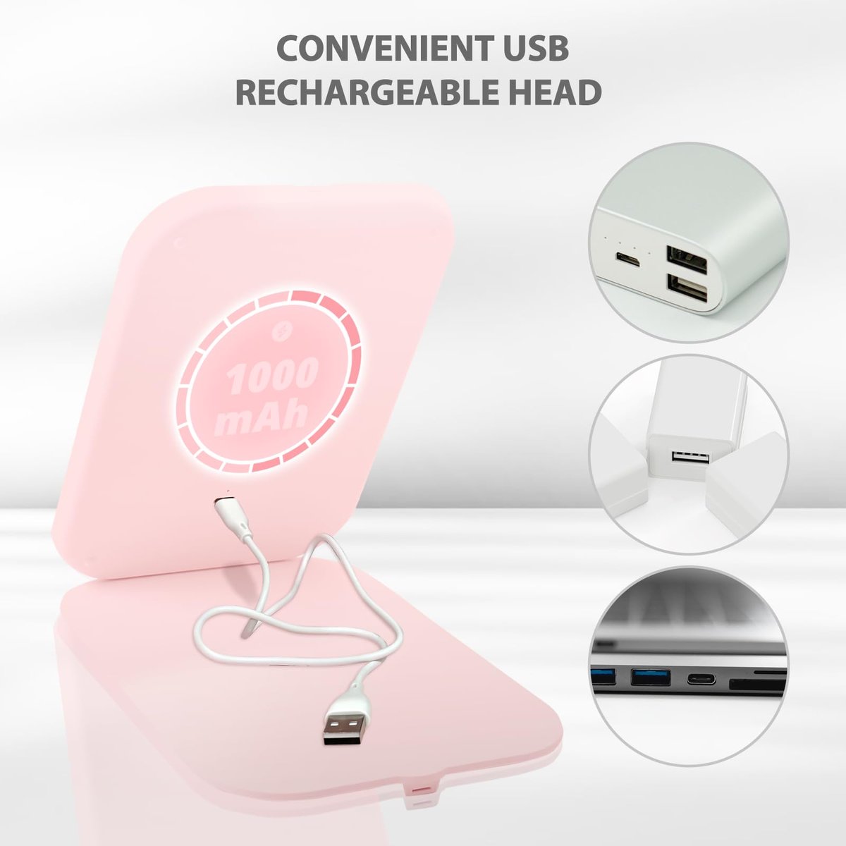 Koolstuffs Travel Mirror with Light - – High-Definition Glass Mirror: Crystal-clear reflection ensures accurate – Image 9