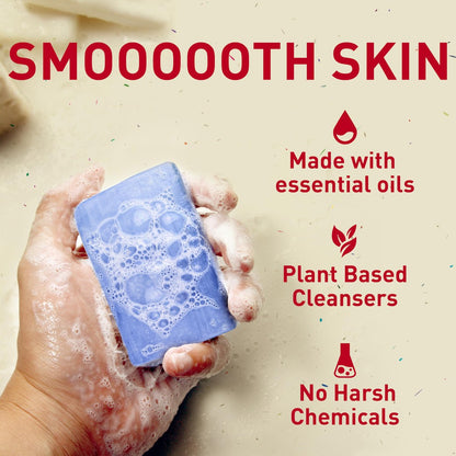Old Spice Men's Bar Soap Seas The Day - Eucalyptus & Coconut Cream Scent, 5.0 oz - 10x More Moisturizers with Mild Exfoliators & Plant Based Cleansers