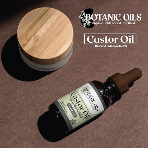 Botanic Oils 100% Pure Castor Oil – 2 fl oz | Cold Pressed | Hair Growth, Lash & Brow Strengthening, Skin & Nail Hydration - görsel 16