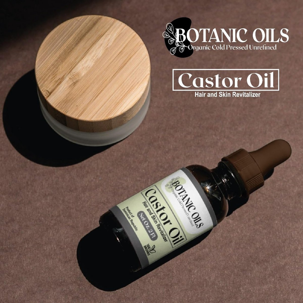 Botanic Oils 100% Pure Castor Oil – 2 fl oz | Cold Pressed | Hair Growth, Lash & Brow Strengthening, Skin & Nail Hydration - görsel 15