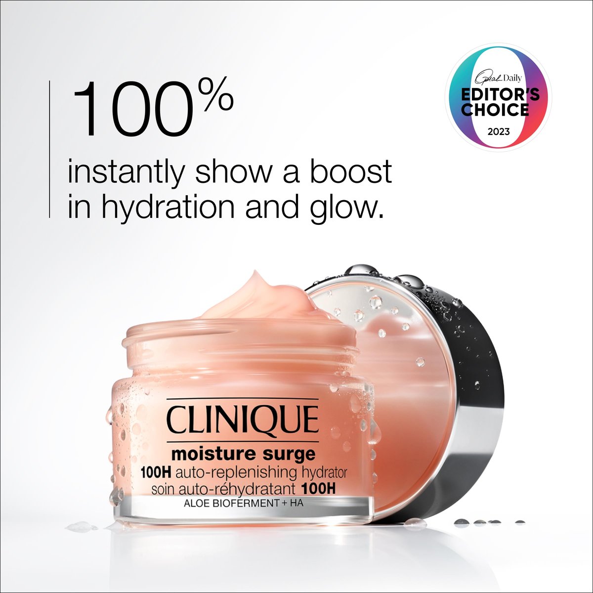 Clinique Hydration Heroes Gift Set: Moisture Surge 100H Moisturizer, Overnight Mask & Lip Treatment - 3 Travel Size Essentials Avelisse