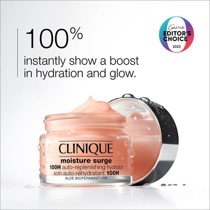 Clinique Hydration Heroes Gift Set: Moisture Surge 100H Moisturizer, Overnight Mask & Lip Treatment - 3 Travel Size Essentials Avelisse