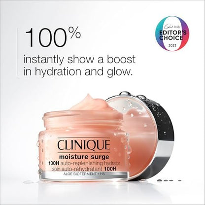 Clinique Hydration Heroes Gift Set: Moisture Surge 100H Moisturizer, Overnight Mask & Lip Treatment - 3 Travel Size Essentials Avelisse