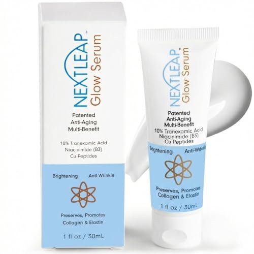 Tranexamic Acid Serum 10% (Ultra-Pure) with Niacinamide & Powerful Copper Peptides - Gentle Effective Cream for Dark Spots, Lines and Wrinkles, Uneven Skin Tone - 1 Fl Oz Avelisse