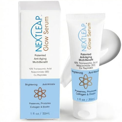 Tranexamic Acid Serum 10% (Ultra-Pure) with Niacinamide & Powerful Copper Peptides - Gentle Effective Cream for Dark Spots, Lines and Wrinkles, Uneven Skin Tone - 1 Fl Oz Avelisse
