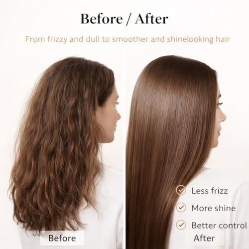 Lina Zapata LZ Laminado Hair Cream Lamination Professional - Formaldehyde-Free Keratin Treatment for Smooth, Soft & Silky Finish with Heat & Pollution Protection - 4.2 Fl Oz Avelisse