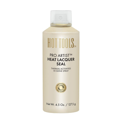 HOT TOOLS Heat Protectant Hi-Shine Spray – Silicone-Free, Frizz-Fighting, Lacquered Finish Avelisse
