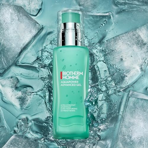 Aquapower Advanced Gel Men's Face Moisturizer – 48H Hydration with Biotech Plankton, 3.4 oz Avelisse