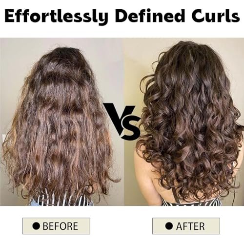 Curl Defining Brush for Curly Hair - Combing and Shaping Curls for Men and Women, Reduce Pulling & Separation (Green, Boar & Nylon) - görsel 14