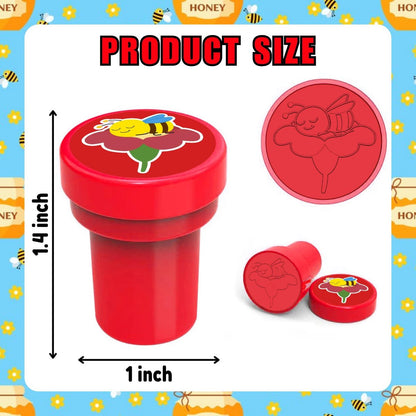 36PCS Bee Party Favors - 24 Temporary Tattoos & 12 Stamps - Honey Bee Themed Birthday Decorations, Goodie Bag Fillers, Classroom Rewards, Baby Shower Prizes for Boys & Girls Avelisse