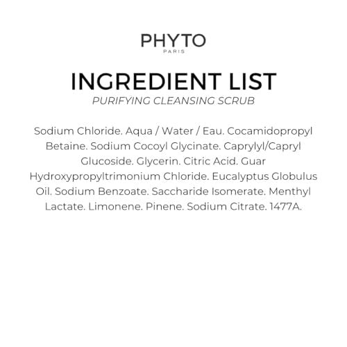 PHYTO Scalp Solutions Purifying Scrub - Exfoliating Sea Salt & Eucalyptus Deep Cleanse - Removes Buildup, Silicone & Sulfate-Free - For Oily Scalp - 7.05 oz - görsel 6