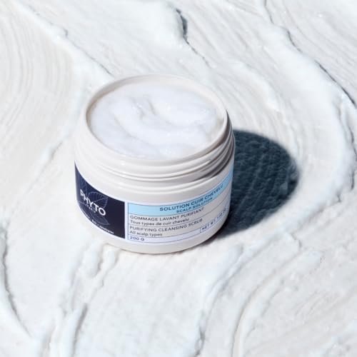 PHYTO Scalp Solutions Purifying Scrub - Exfoliating Sea Salt & Eucalyptus Deep Cleanse - Removes Buildup, Silicone & Sulfate-Free - For Oily Scalp - 7.05 oz - görsel 8