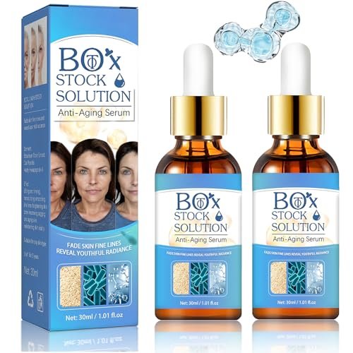 2Box Stock Solution Facial Serum – Anti-Aging Hydrating Essence for Women, Collagen Support, 0.5 Fl Oz (Pack of 2) - görsel 2