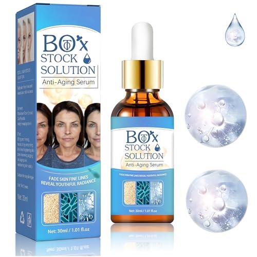 2Box Stock Solution Facial Serum – Anti-Aging Hydrating Essence for Women, Collagen Support, 0.5 Fl Oz (Pack of 2) - görsel 14