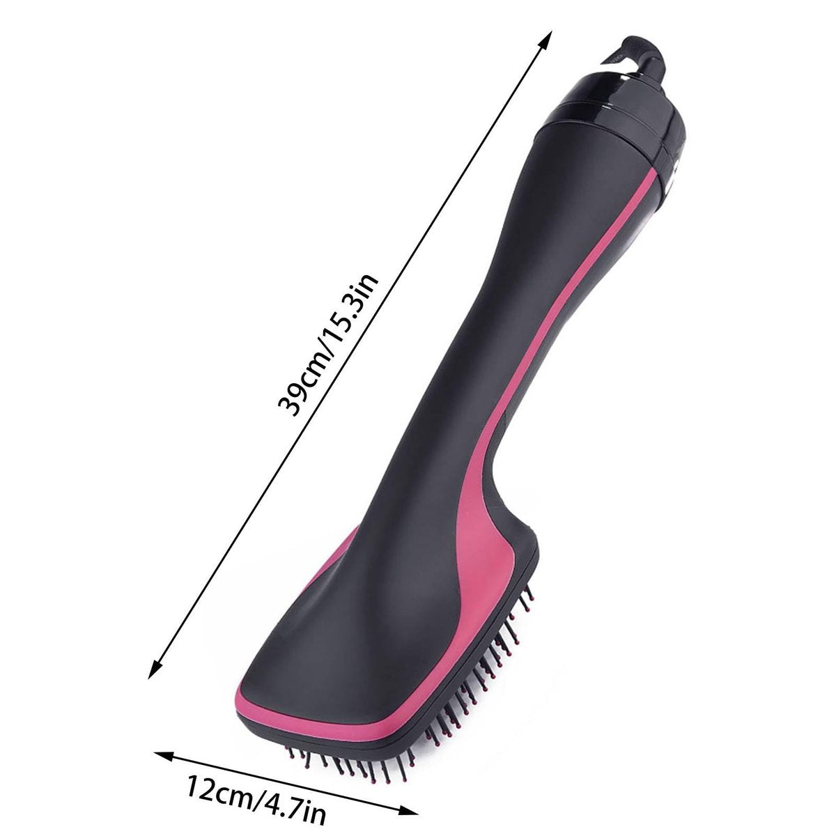 2 in 1 Hair Dryer & Styler – Negative Ion Hot Air Brush for Volumizing, Straightening & Drying Avelisse