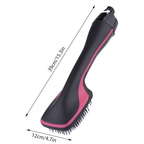 2 in 1 Hair Dryer & Styler – Negative Ion Hot Air Brush for Volumizing, Straightening & Drying Avelisse