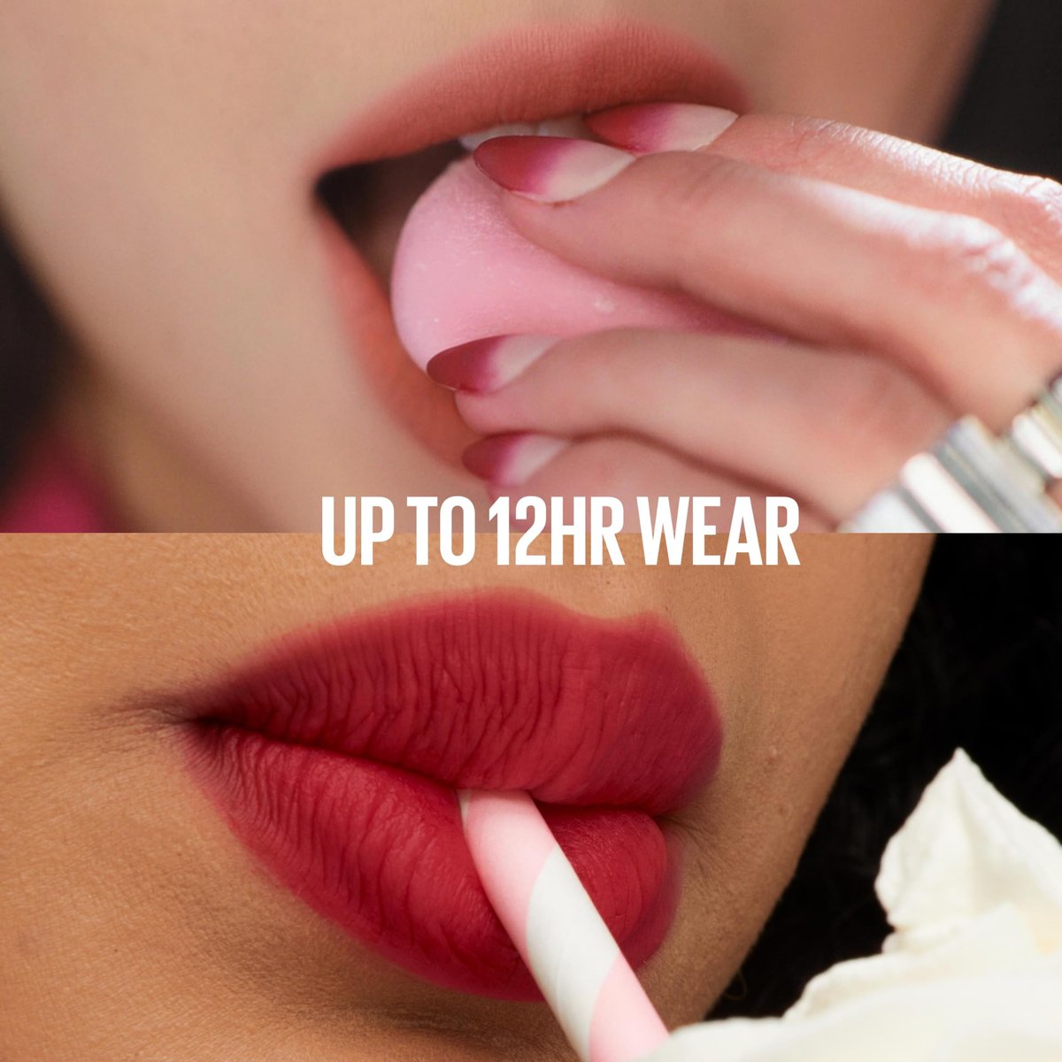 MAYBELLINE Super Stay Teddy Lip Tint - Long Lasting Matte Lipstick, Up to 12HR Wear, Skinnydip, 0.17 Fl Oz - görsel 11