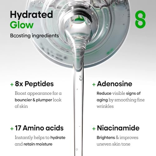 Nature Republic The First Peptide Boosting Serum – Niacinamide, Adenosine, Hydrating & Firming Facial Serum for Fine Lines & Pores, Korean Skincare, 150ml / 5.07 fl oz Avelisse
