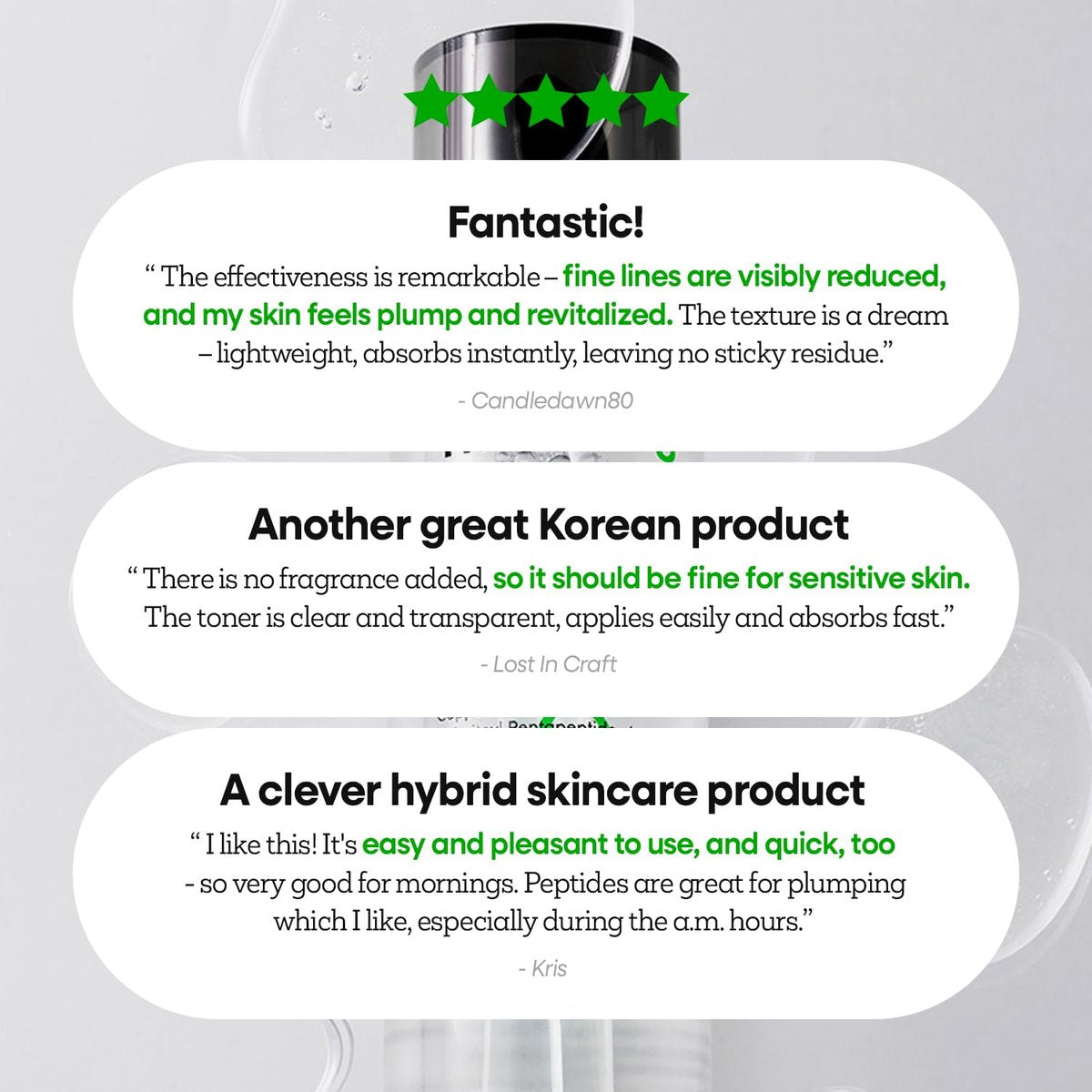 Nature Republic The First Peptide Boosting Serum – Niacinamide, Adenosine, Hydrating & Firming Facial Serum for Fine Lines & Pores, Korean Skincare, 150ml / 5.07 fl oz Avelisse