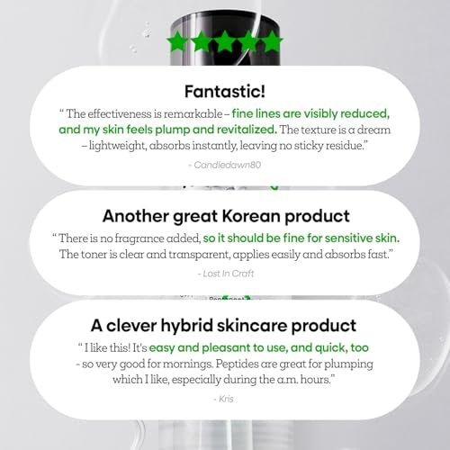 Nature Republic The First Peptide Boosting Serum – Niacinamide, Adenosine, Hydrating & Firming Facial Serum for Fine Lines & Pores, Korean Skincare, 150ml / 5.07 fl oz Avelisse