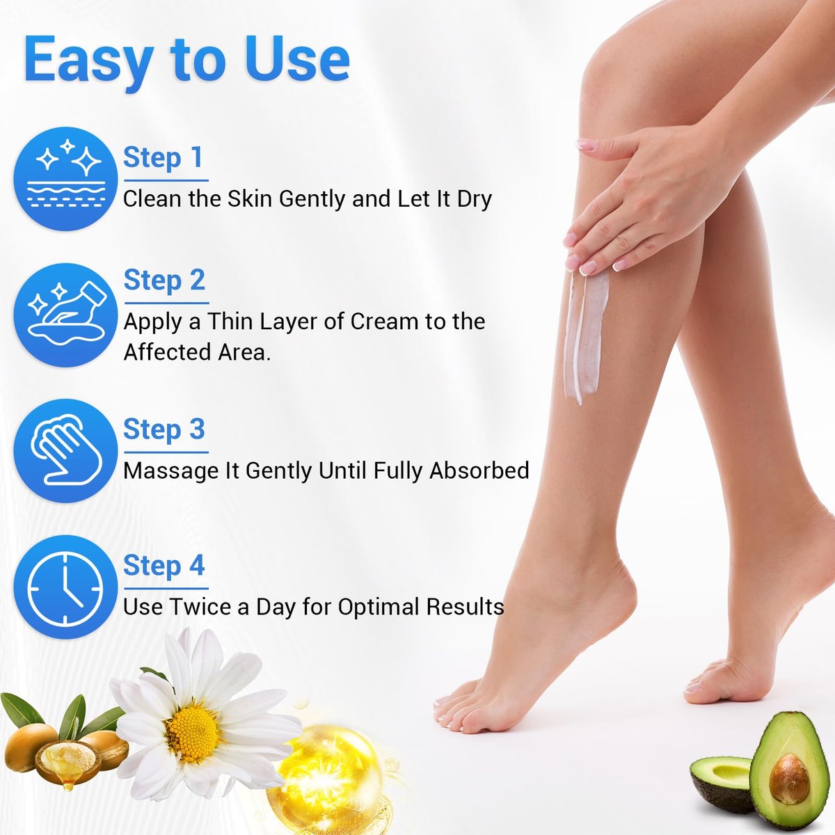 Sagry Urea Cream 40 Percent Maximum Strength for Feet, Dry Cracked Heels, Knees, Elbows, Hands - Deep Moisturizing Callus Remover & Heel Crack Repair (3.5 oz) - görsel 13