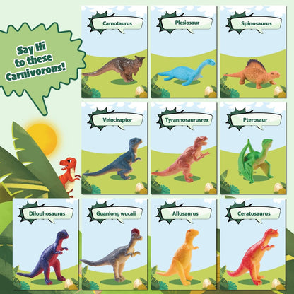 JuraFizz Dinosaur Bath Bombs for Kids with Surprise Inside, 20 Pack Natural Dino Egg Bath Bombs with Exclusive Carnivorous & Herbivorous Dinosaur Toys, Easter Basket Stuffers Easter Gifts for Boys, Girls Avelisse