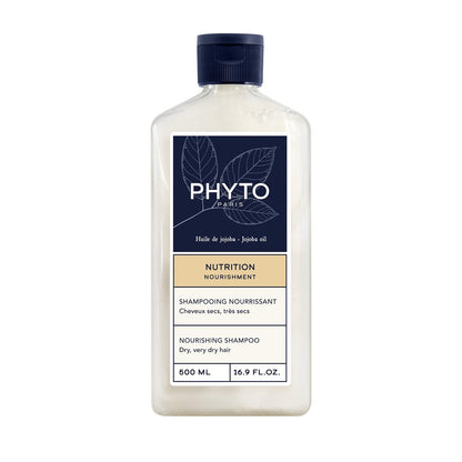 PHYTO NOURISHMENT Nourishing Shampoo with Jojoba Oil – Sulfate-Free Hydrating Shampoo for Dry Hair (16.9 Fl Oz)