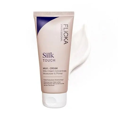 FLiCKA Silk Touch 3 in 1 Moisturizer and Primer for Face | Hydrating, Lightweight, Long-Lasting | Pore Minimizer | All Skin Types | Makeup Base | 60g | Cruelty-Free Avelisse