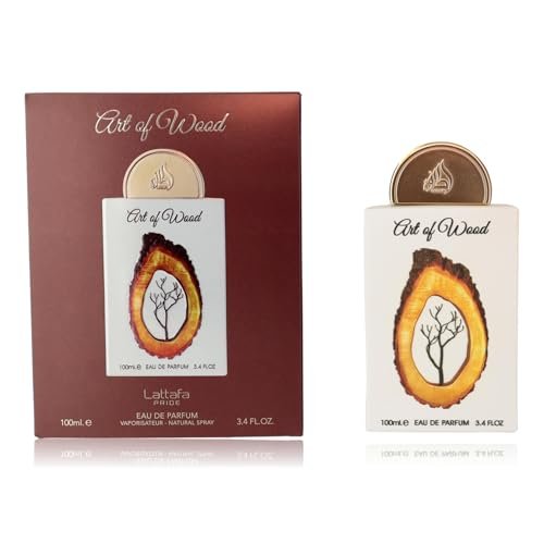 Lattafa Pride Art of Wood Eau de Parfum for Unisex - 3.4 oz (100 ml) | Woody Fragrance Avelisse