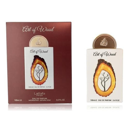 Lattafa Pride Art of Wood Eau de Parfum for Unisex - 3.4 oz (100 ml) | Woody Fragrance Avelisse